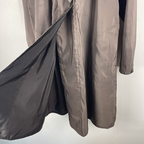 Mycra Pac Donatella Travel Raincoat Jacket Women's 1 S/M Reversible Brown Black - Picture 11 of 14